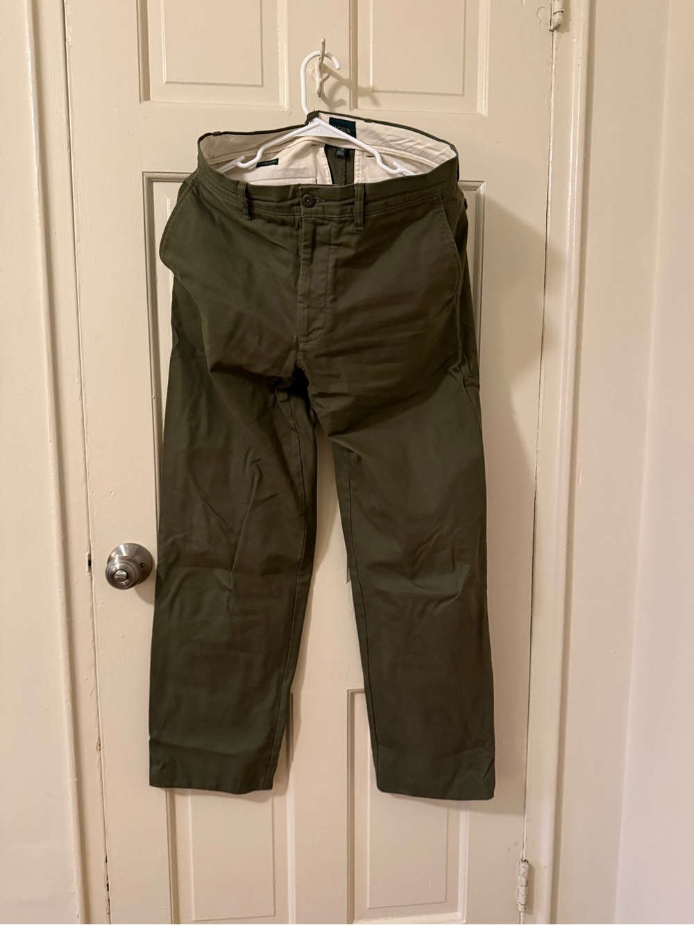 J Crew Classic Chinos - Dill 32 x 34